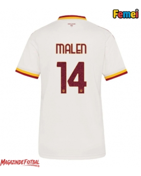 AS Roma Donyell Malen #14 Tricou Fotbal Replică 2026-27 Femei Deplasare